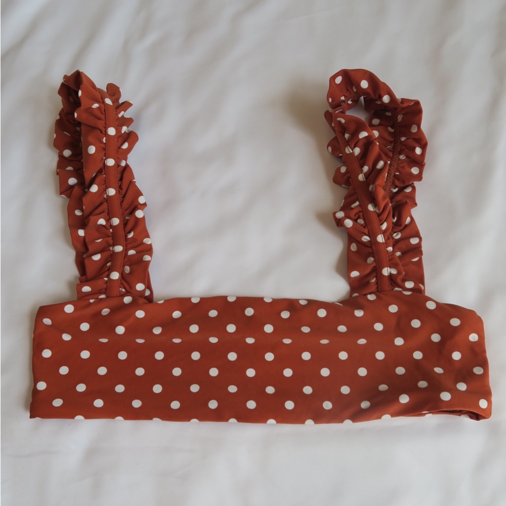 WeWoreWhat - Como Polka‎ Dot Swimsuit Top - Size XS - Picture 3 of 4